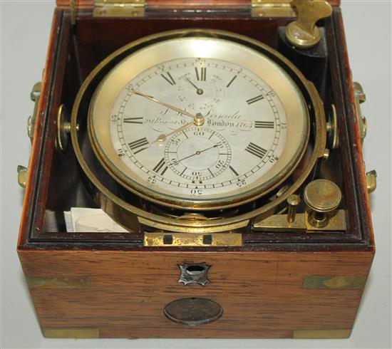 Joseph R. Losada. A Victorian 2½ day marine chronometer, 7in.